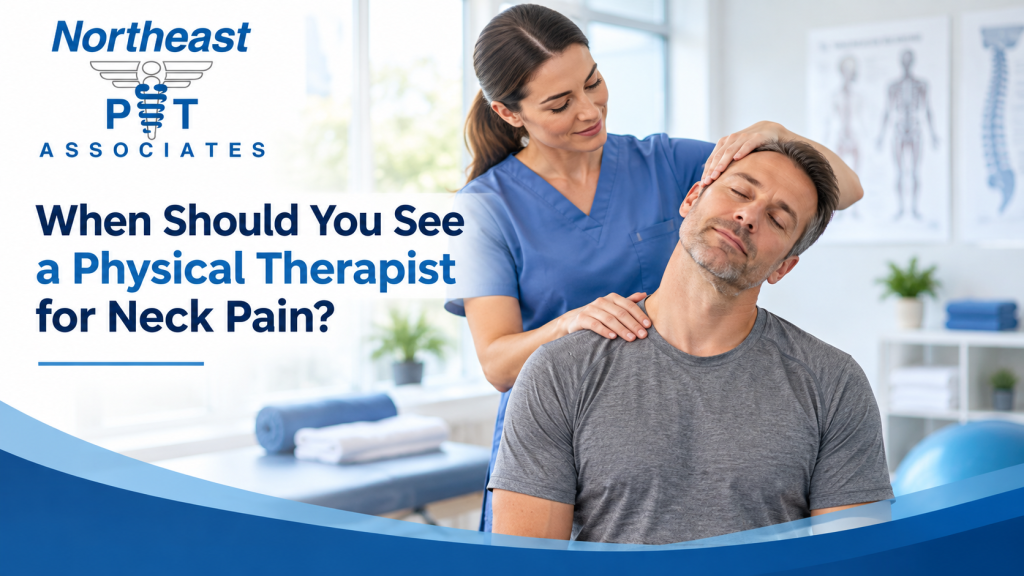 Physical therapy for neck pain at Northeast Physical Therapy in Newark NJ